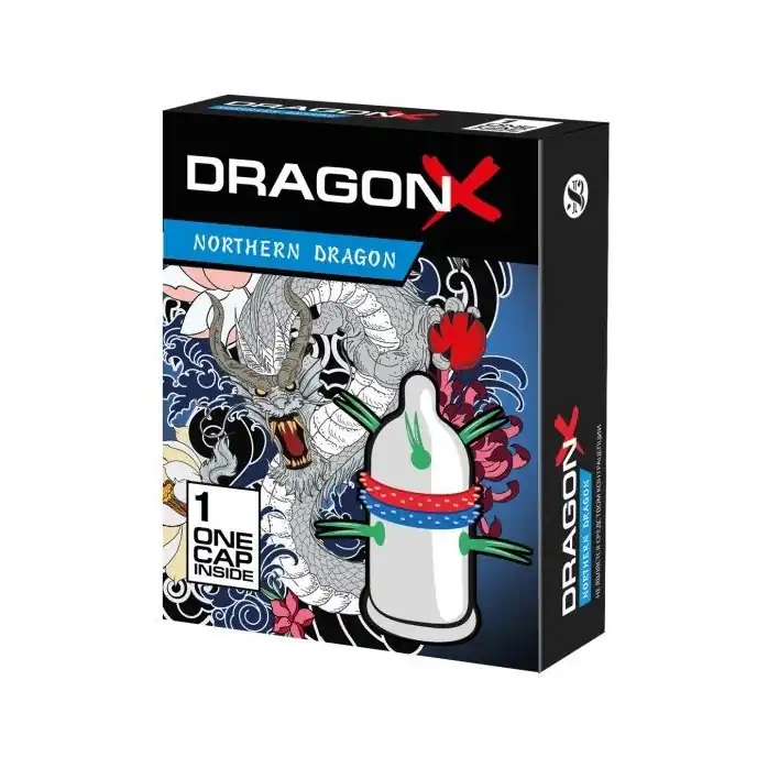 Стимулирующая насадка Dragon NORTHERN с эластичными усиками - Sitabella condoms