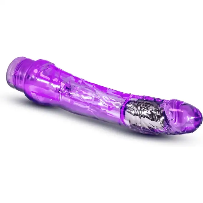 Фиолетовый вибратор-реалистик Mambo Vibe - 22,8 см - Naturally Yours. Фотография 2.