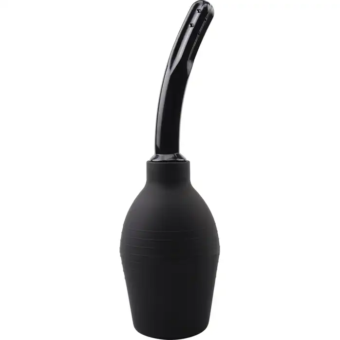 Черный интимный душ-спринцовка Booty Cleanse - Black Mont