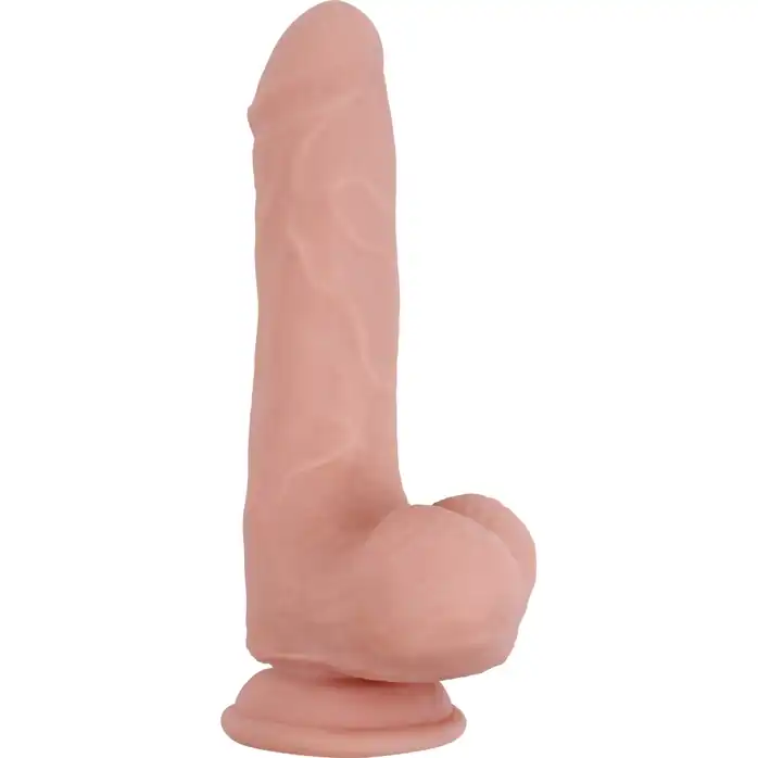Телесный фаллоимитатор Bottomless Pleasure - 20 см - T-skin ReaL