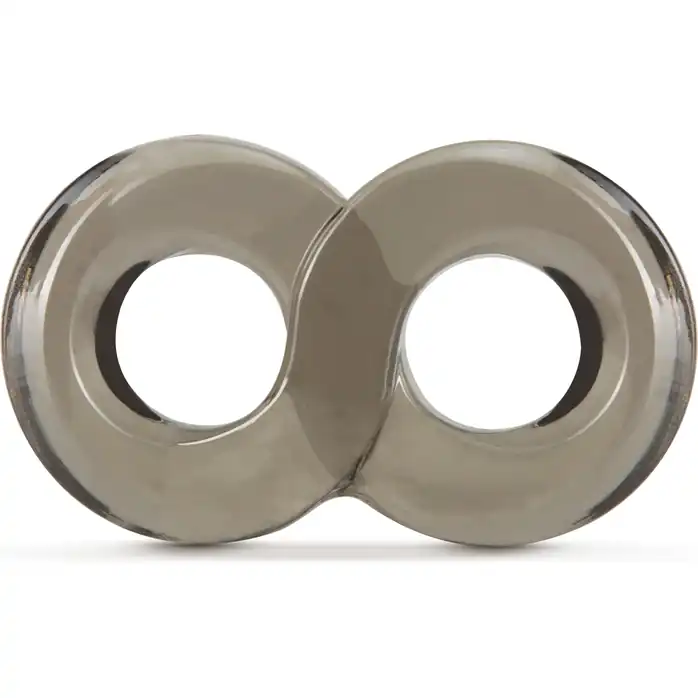 Дымчатое кольцо-восьмерка Cock Ring and Ball Strap - Stay Hard