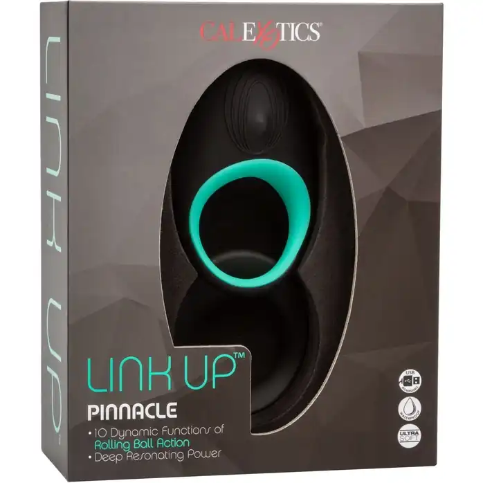 Набор из двух черных эрекционных колец Link Up Pinnacle - Rings!. Фотография 9.