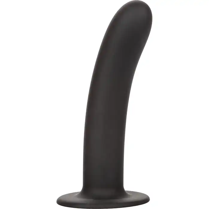 Черный силиконовый анальный стимулятор 7” Smooth Probe - 17,75 см