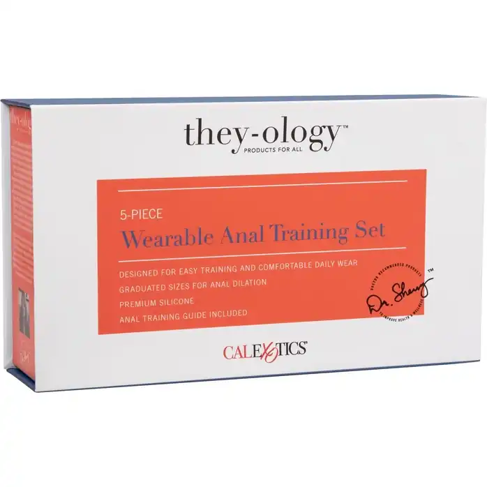 Набор из 5 анальных расширителей They-ology 5-Piece Wearable Anal Training Set. Фотография 8.