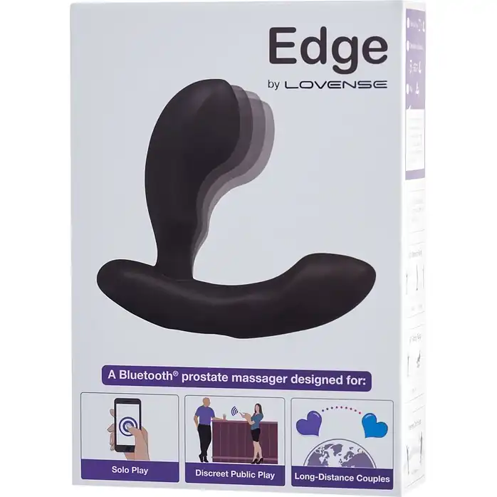 Черный стимулятор простаты Lovense Edge - 11,4 см. Фотография 6.