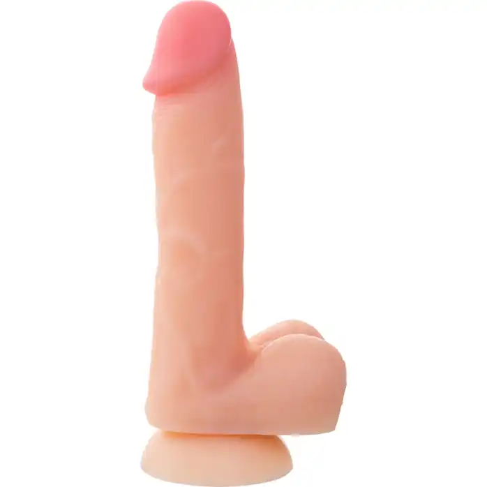 Телесный фаллоимитатор Hugh - 20,5 см - RealStick Silicone
