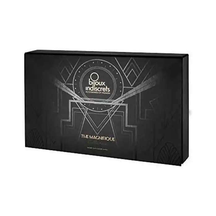 Серебристая цепочка на тело Magnifique I Body Chain. Фотография 3.