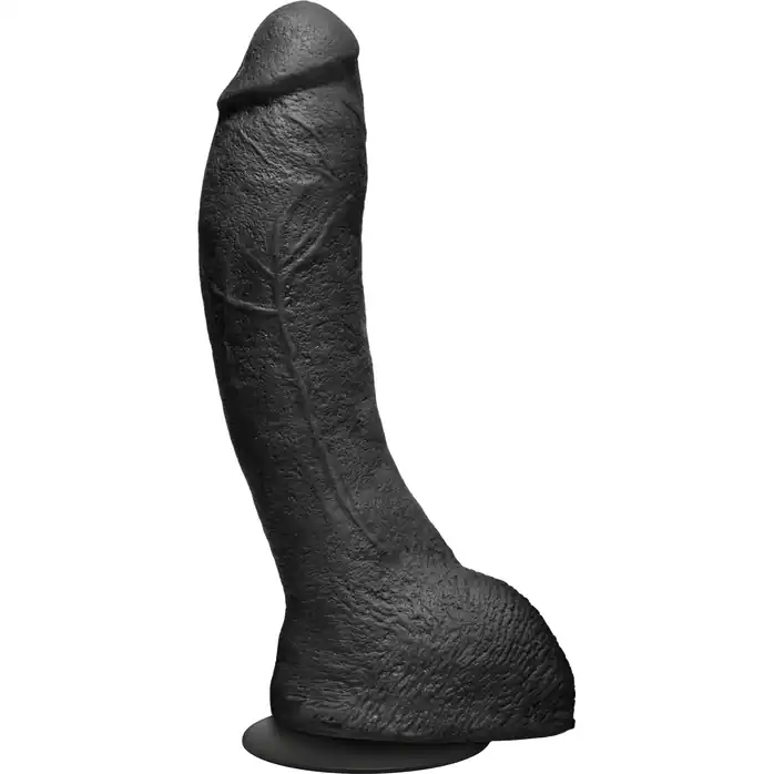 Черный фаллоимитатор-насадка The Perfect P-Spot Cock With Removable Vac-U-Lock Suction Cup - 22,9 см - Kink