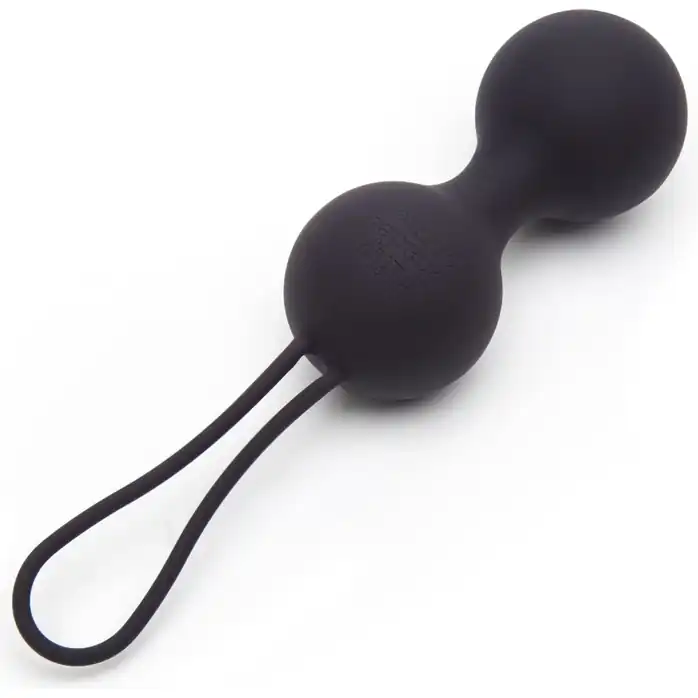 Черные, меняющие цвет вагинальные шарики Inner Goddess Colour-Changing Jiggle Balls 90g - Fifty Shades of Grey