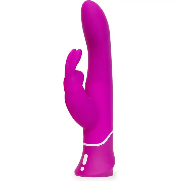 Лиловый вибратор Curve Thrusting Rechargeable Rabbit Vibrator - 24,1 см
