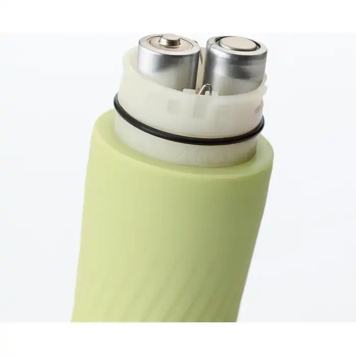 Салатовый рифленый мини-вибратор IROHA ZEN MATCHA - 12,7 см - IROHA Vibrators. Фотография 6.