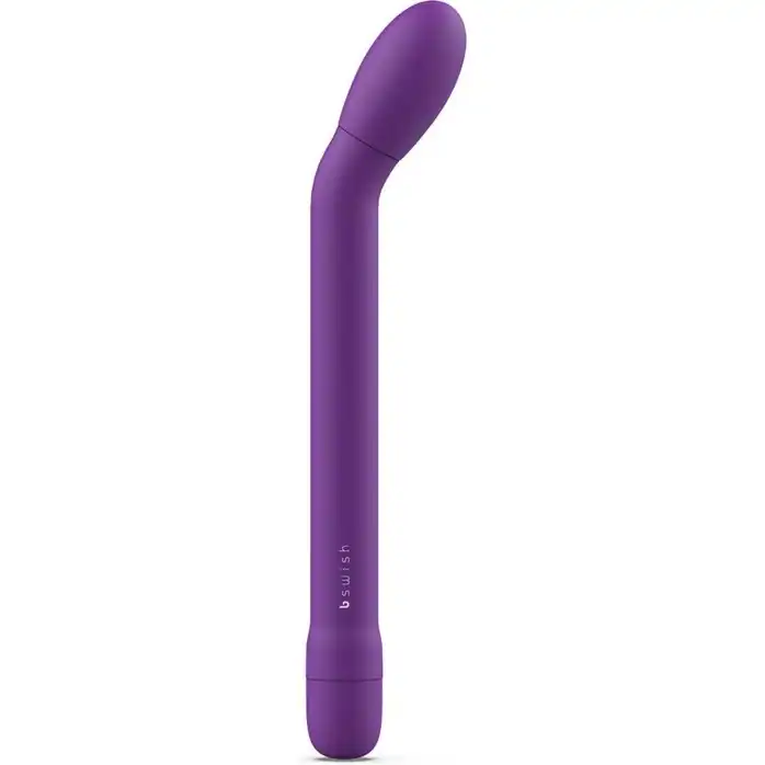 Фиолетовый G-стимулятор с вибрацией Bgee Classic - 18 см