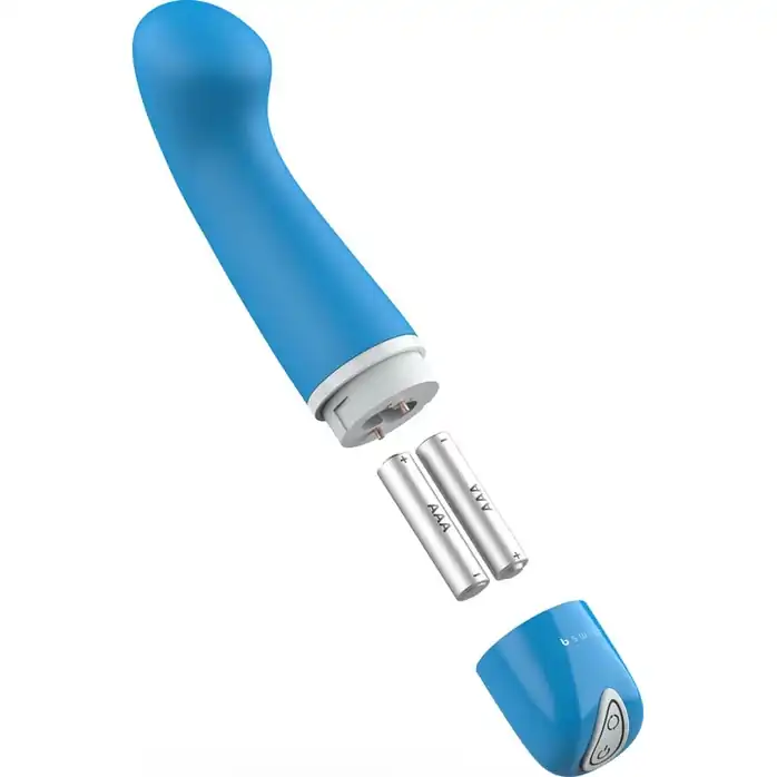Голубой G-вибростимулятор Bdesired Deluxe Curve - 15,2 см. Фотография 3.
