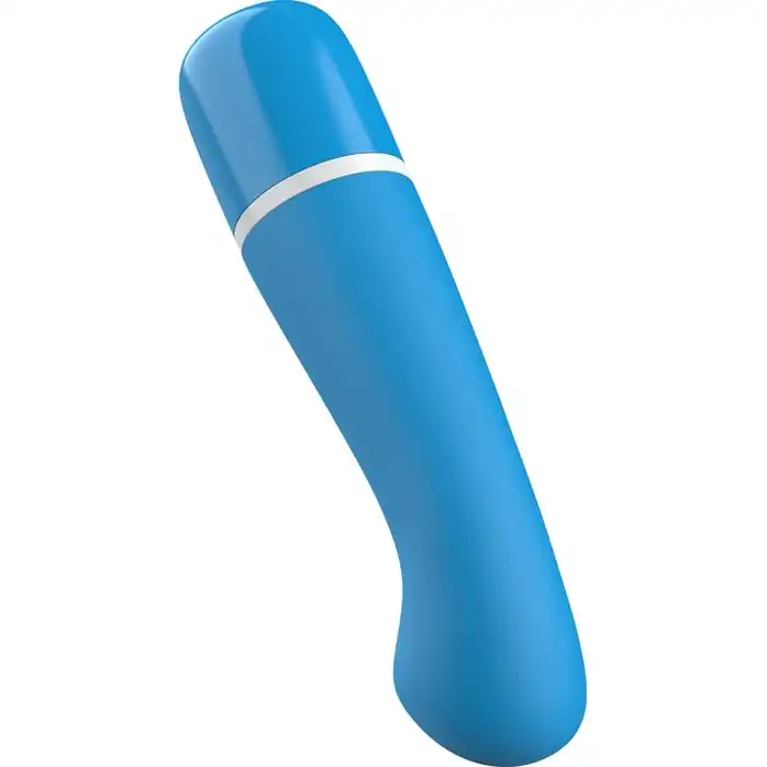 Голубой G-вибростимулятор Bdesired Deluxe Curve - 15,2 см