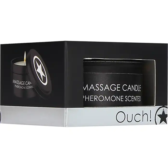 Массажная свеча с феромонами Massage Candle Pheromone Scented - Ouch!. Фотография 3.