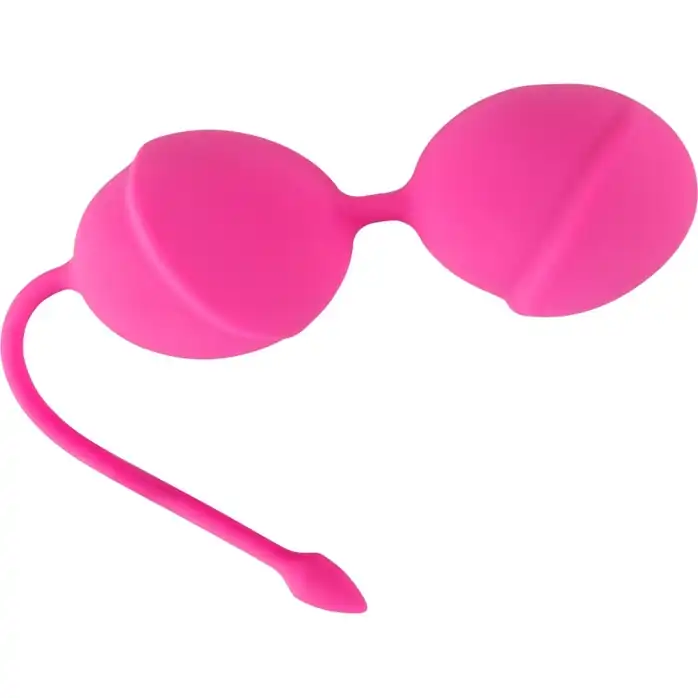 Розовые вагинальные шарики Silicone Love Balls - You2Toys