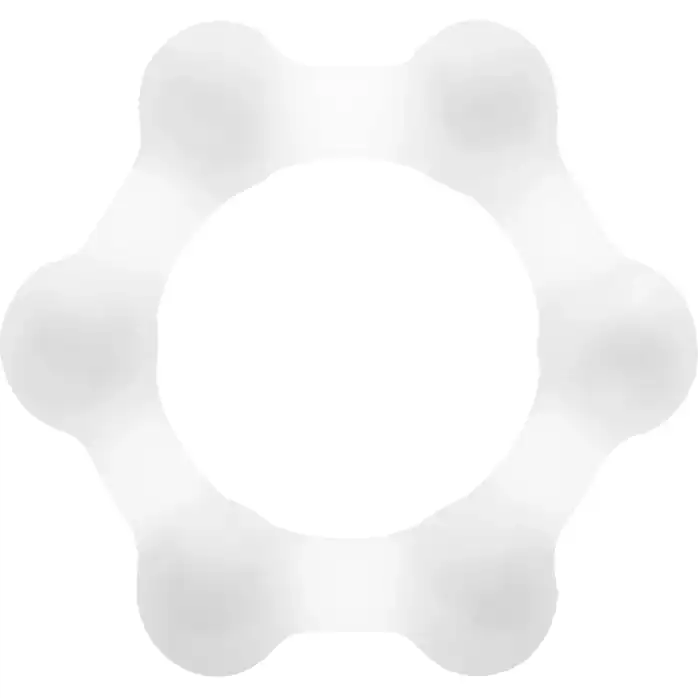Прозрачное утяжеленное эрекционное кольцо N 83 Weighted Cock Ring - Sono
