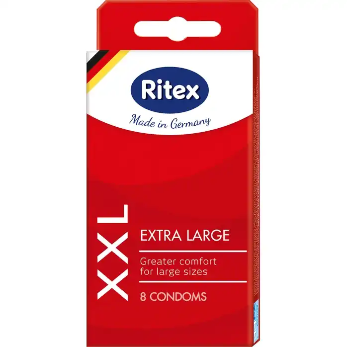 Презервативы увеличенного размера RITEX XXL - 8 шт