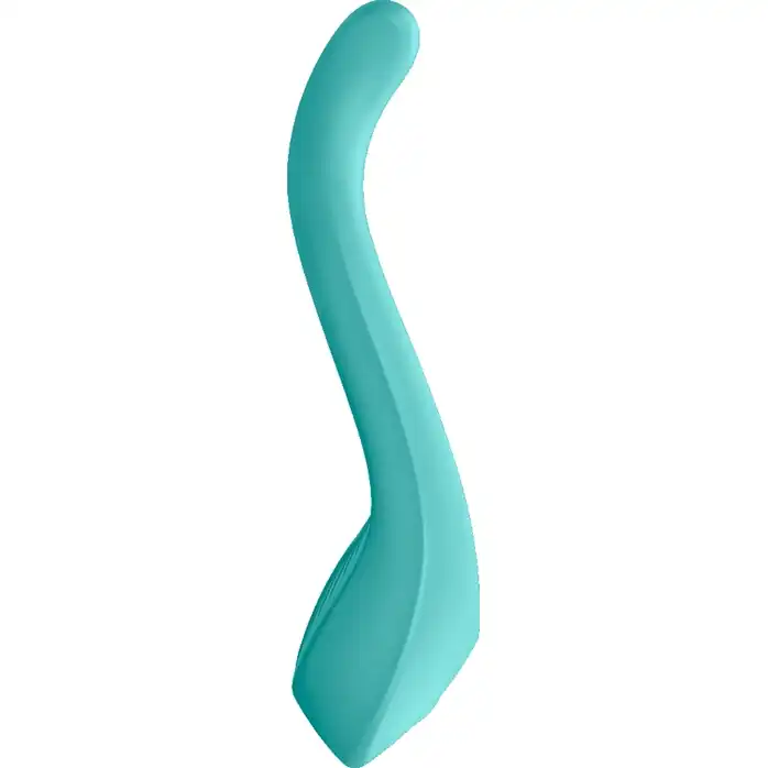 Бирюзовый многофункциональный стимулятор для пар Satisfyer Endless Love. Фотография 3.