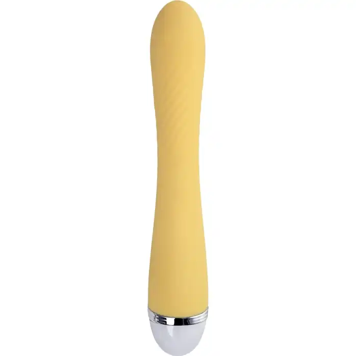Желтый вибратор Calla - 22 см - Flovetta. Фотография 4.