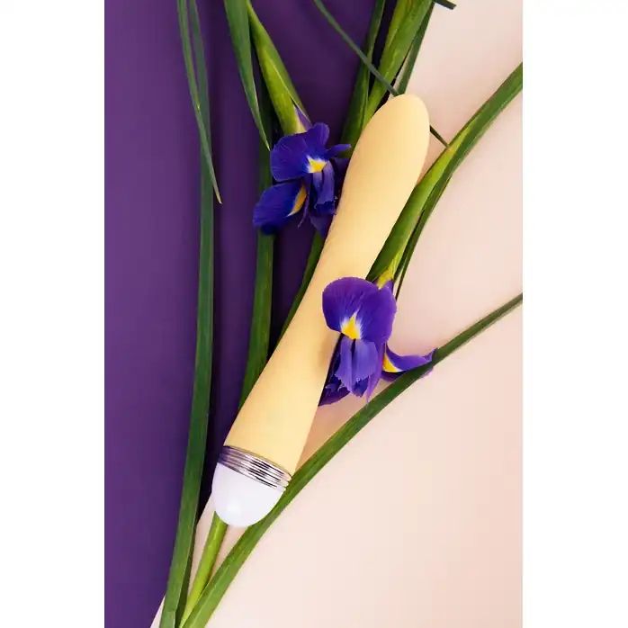 Желтый вибратор Calla - 22 см - Flovetta. Фотография 7.