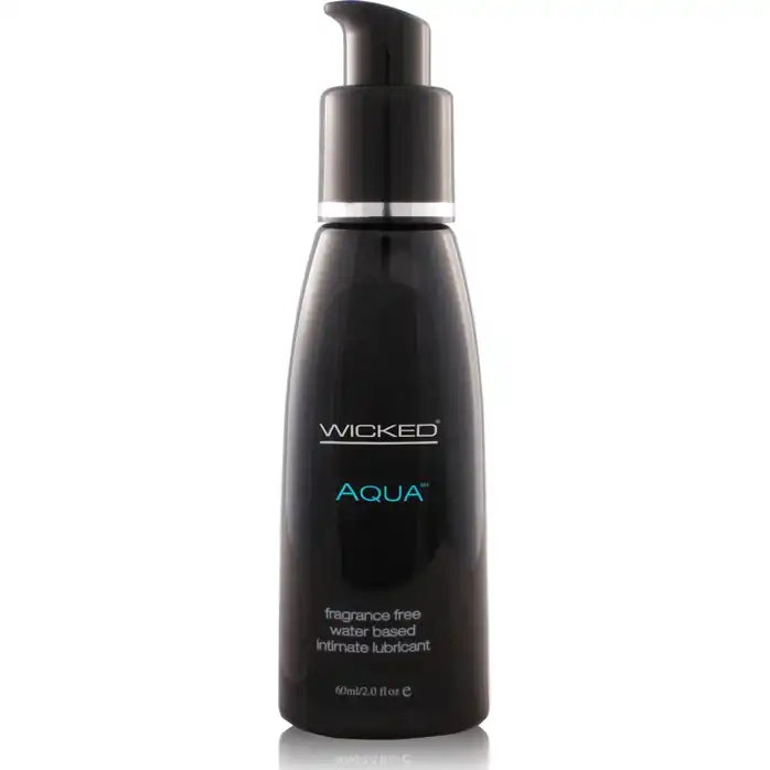 Легкий лубрикант с алоэ на водной основе Wicked AQUA - 60 мл