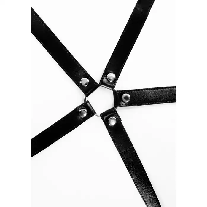 Черная портупея Ингрид - BDSM. Фотография 6.