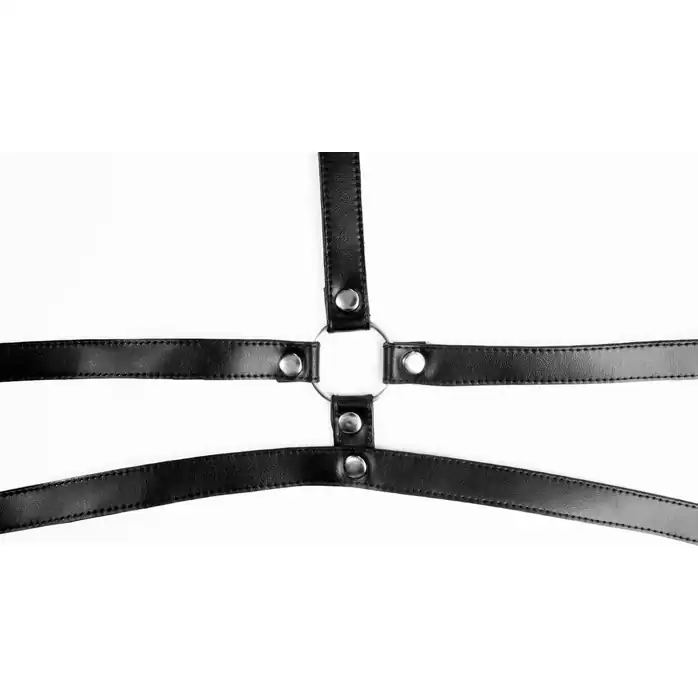 Черная портупея Ингрид - BDSM. Фотография 7.