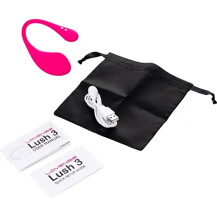 Розовое виброяйцо Lovense Lush 3. Фотография 6.