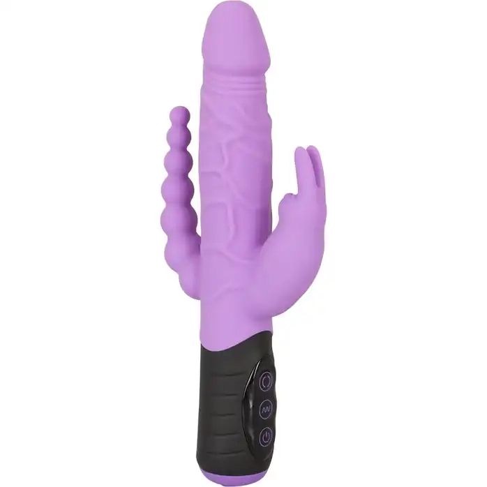 Сиреневый тройной вибратор Triple Vibrator - 22,2 см - You2Toys