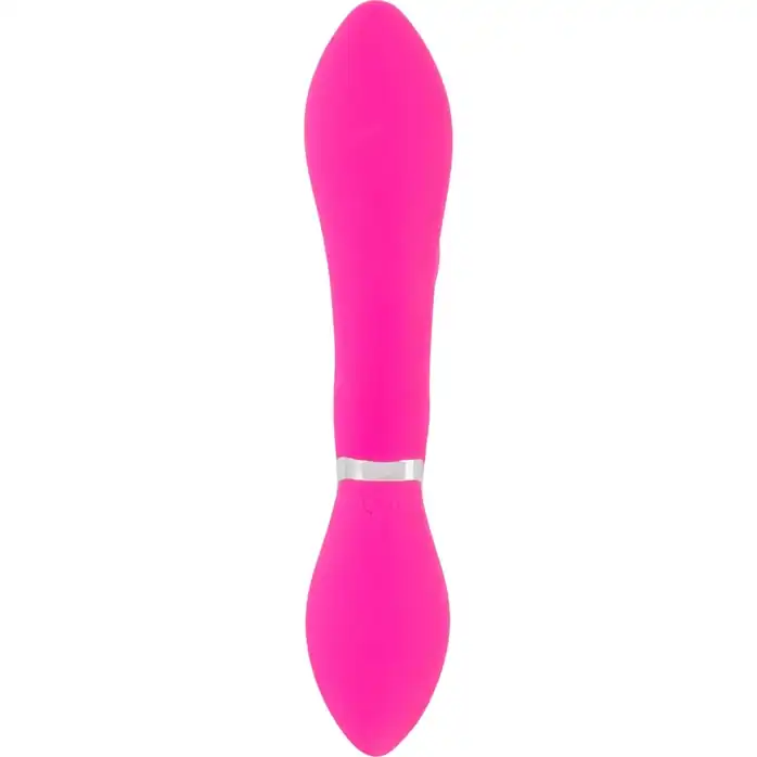 Ярко-розовый вибратор-кролик Bendable Rabbit Vibrator - 19,8 см - Sweet Smile. Фотография 4.