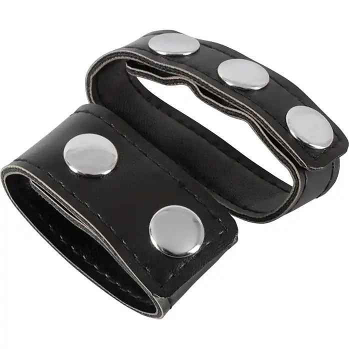 Утяжка для пениса и мошонки Cock Strap with Ball Stretcher - You2Toys. Фотография 3.