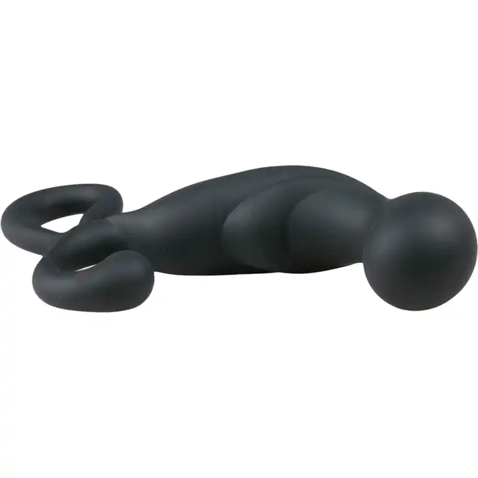 Черный стимулятор простаты Prostate Massager - 14 см - Men Only. Фотография 2.
