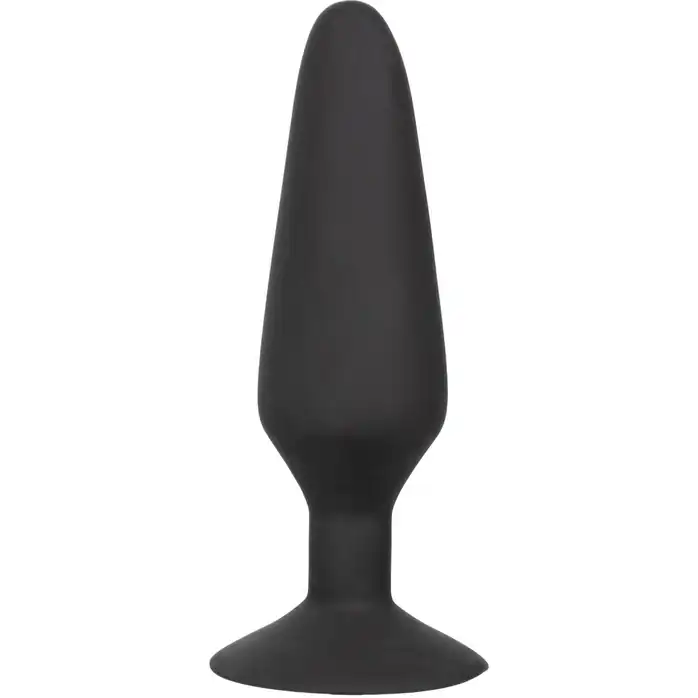 Черная расширяющаяся анальная пробка XL Silicone Inflatable Plug - 16 см - Anal Toys. Фотография 2.