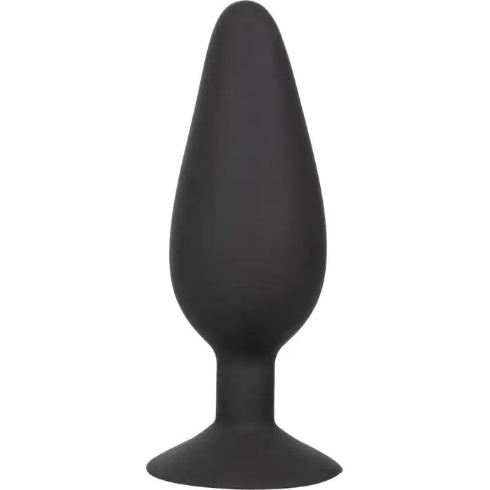 Черная расширяющаяся анальная пробка XL Silicone Inflatable Plug - 16 см - Anal Toys. Фотография 3.