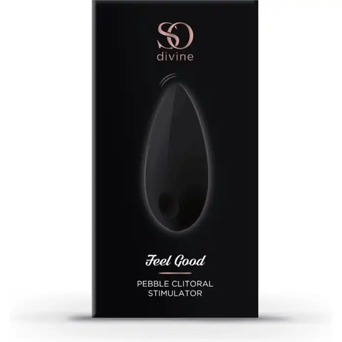 Черный вибромассажер Feel Good Pebble Vibrator. Фотография 5.