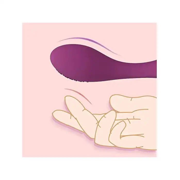Фиолетовый вибромассажер G-Spot Evelyn - 15,1 см. Фотография 5.