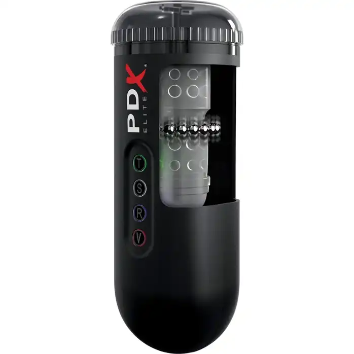 Черный автоматический мастурбатор Moto Blower - PDX Elite. Фотография 3.