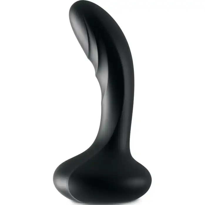 Черный массажер простаты Ultimate Silicone P-Spot Massager - 13,9 см - Sir Richard s: CONTROL
