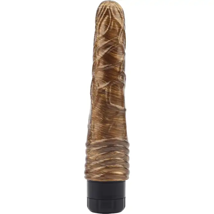 Золотистый вибратор-реалистик Suq Madiq - 22,3 см - Dark Muscle. Фотография 3.