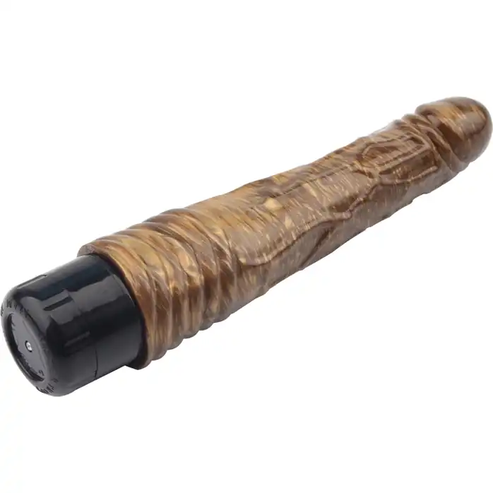 Золотистый вибратор-реалистик Suq Madiq - 22,3 см - Dark Muscle. Фотография 4.