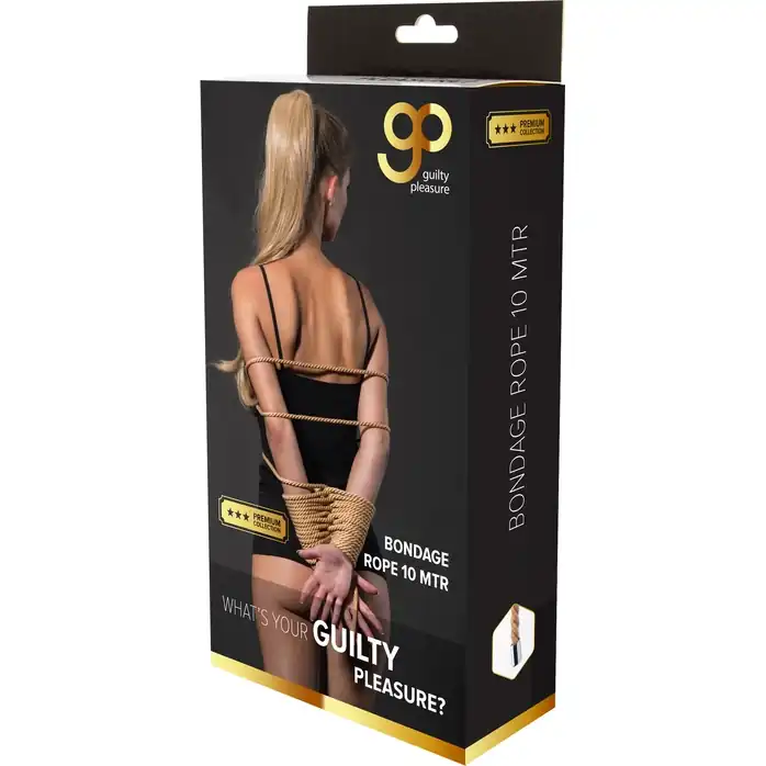 Хлопковая веревка PREMIUM BONDAGE ROPE COTTON - 10 м - Guilty Pleasure. Фотография 5.