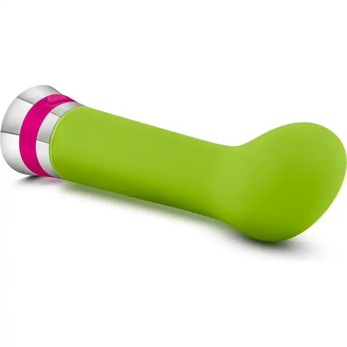 Лаймовый вибромассажер Hue G - 16,5 см - Aria. Фотография 2.