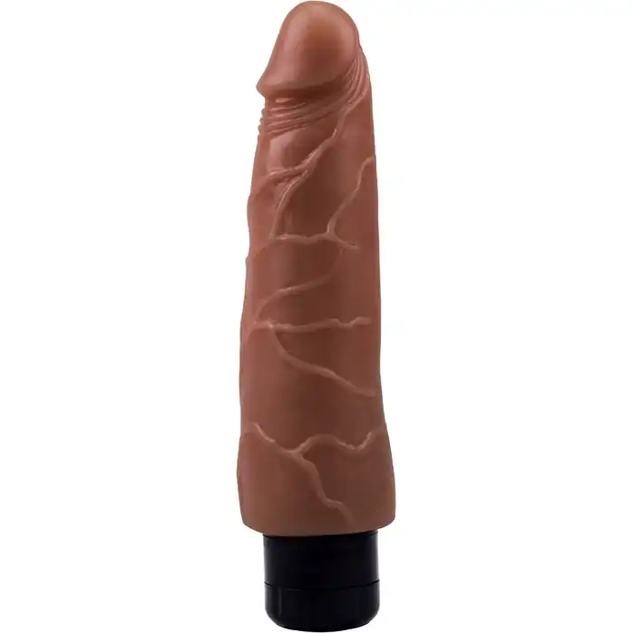 Коричневый вибратор Mike Vibe - 21,5 см - Real Touch XXX