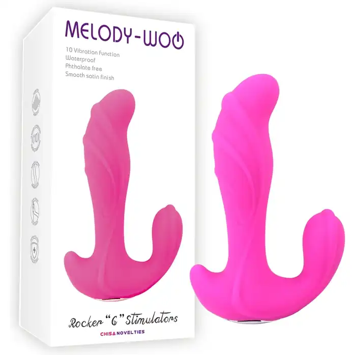 Розовый вибратор Rocker G Stimulators - 15,1 см - Melody Woo. Фотография 2.