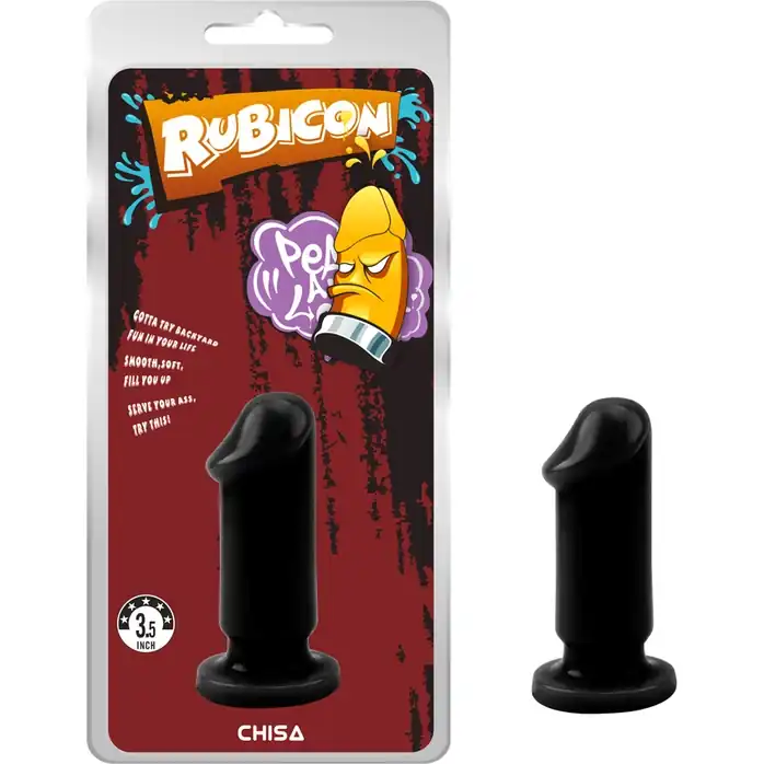 Черный анальный фаллоимитатор Evil Dildo Plug S - 9 см - Rubicon. Фотография 3.