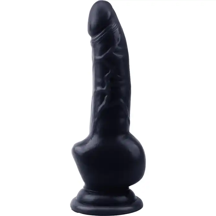Черный фаллоимитатор Obsidian Intruder Penis - 18 см - Rubicon