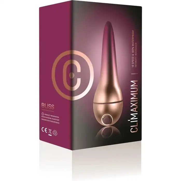 Фиолетовый клиторальный стимулятор Climaximum Bliss - 10 см - Climaximum. Фотография 4.