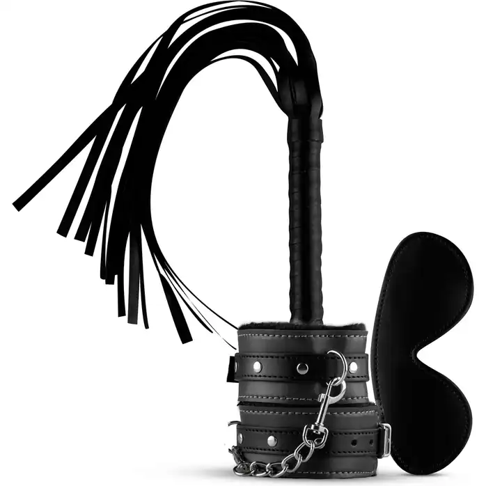 Черный эротический набор Bale Beginners Bondage Set - Whipped