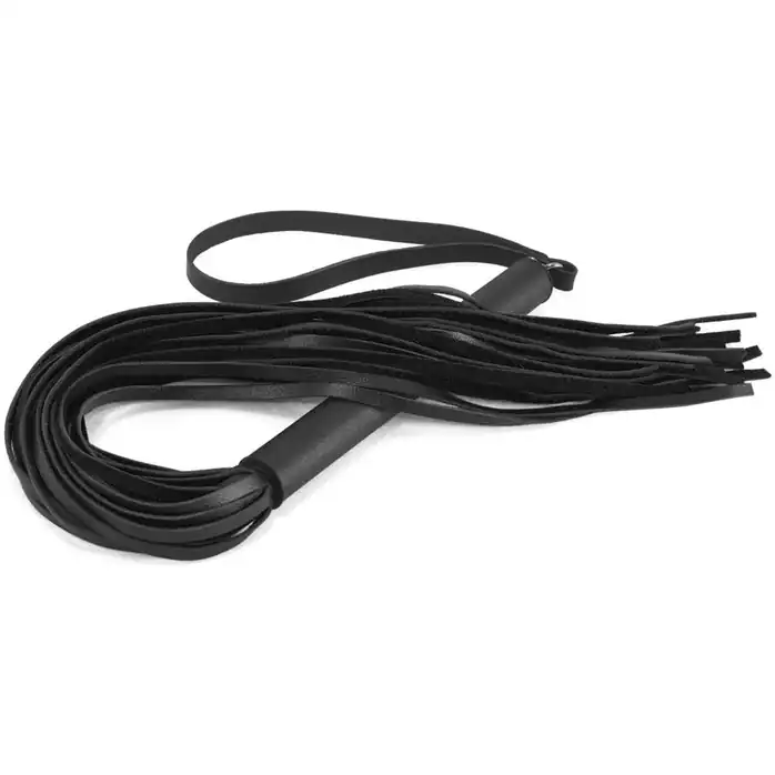 Черная плеть Классика - 58 см - BDSM accessories